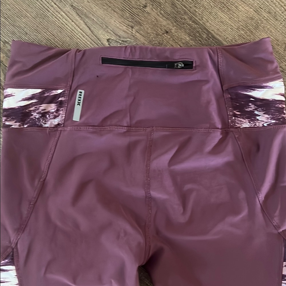 RBX Asymmetrical Purple Pink Leggings - Picture 5 of 6